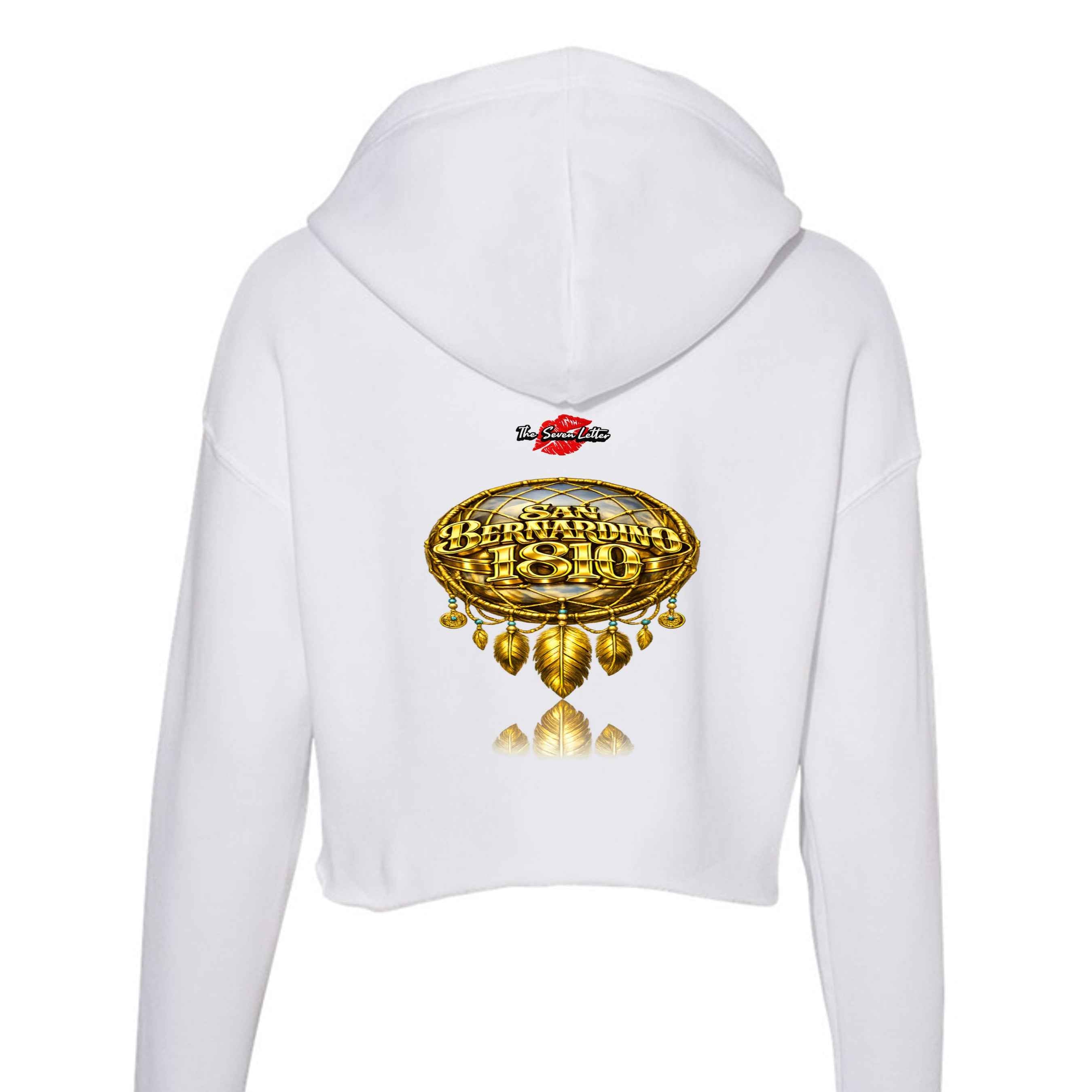 the7 letter Ladies' Cropped Fleece Hoodie— Premium Street‑Luxury Streetwear by THE7LETTER
