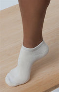 No Look Anklet Bamboo Viscose Socks - Natural - The7Letter