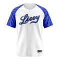 Maillot de baseball officiel Tigres del Licey à boutons – Taille adulte 2025-2026