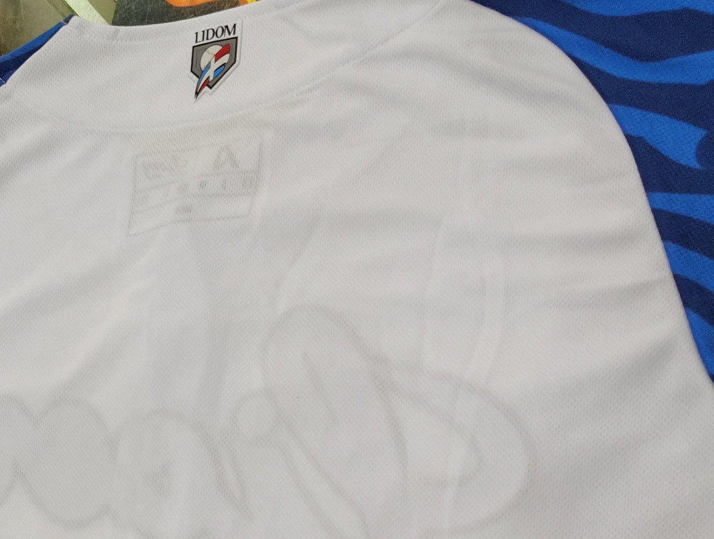 Maillot de baseball officiel Tigres del Licey à boutons – Taille adulte 2025-2026