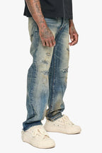 Valabasas Pox Straight Leg Jeans - Dirty Vintage Wash