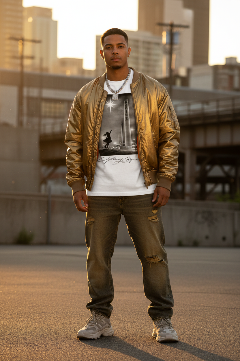 Santa Fe Graphic T-Shirt Model