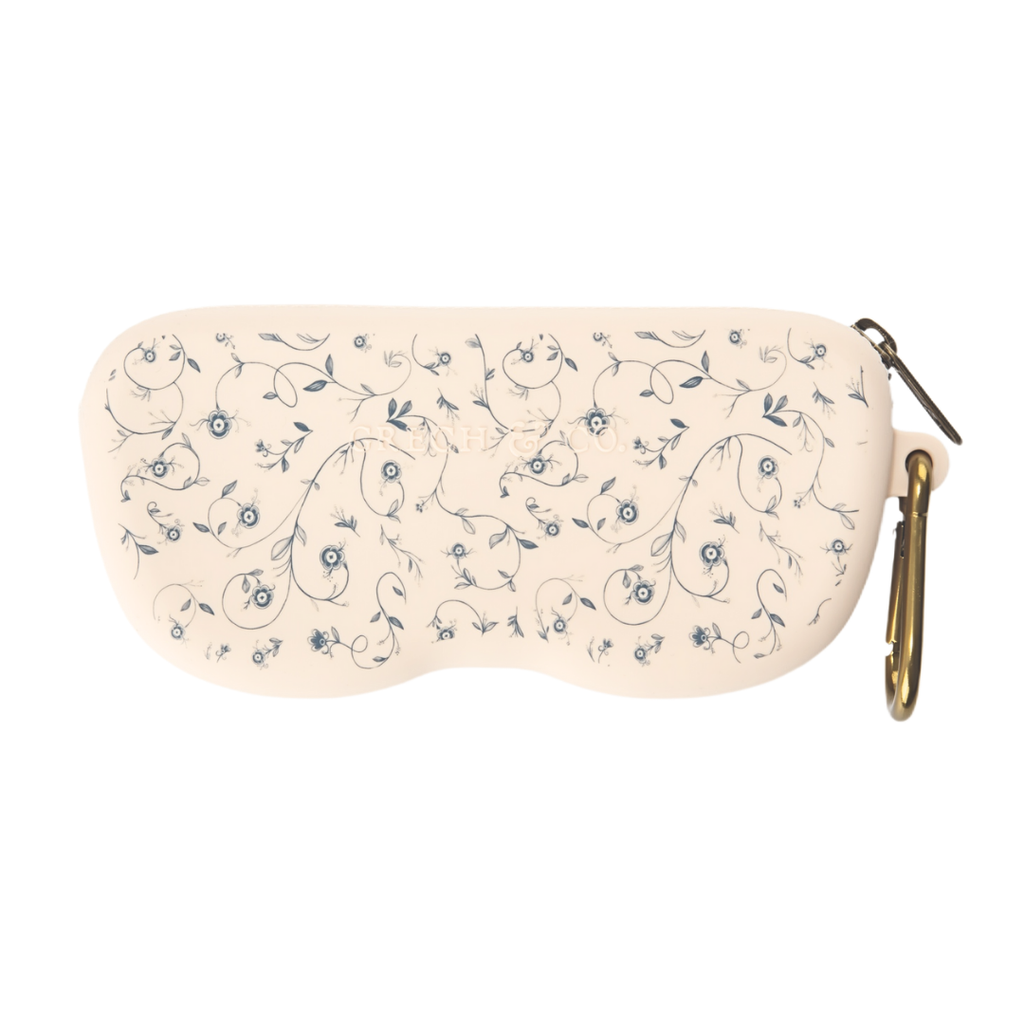 Zip + Go Case | Soft Silicone | Scandi Floral - The7Letter
