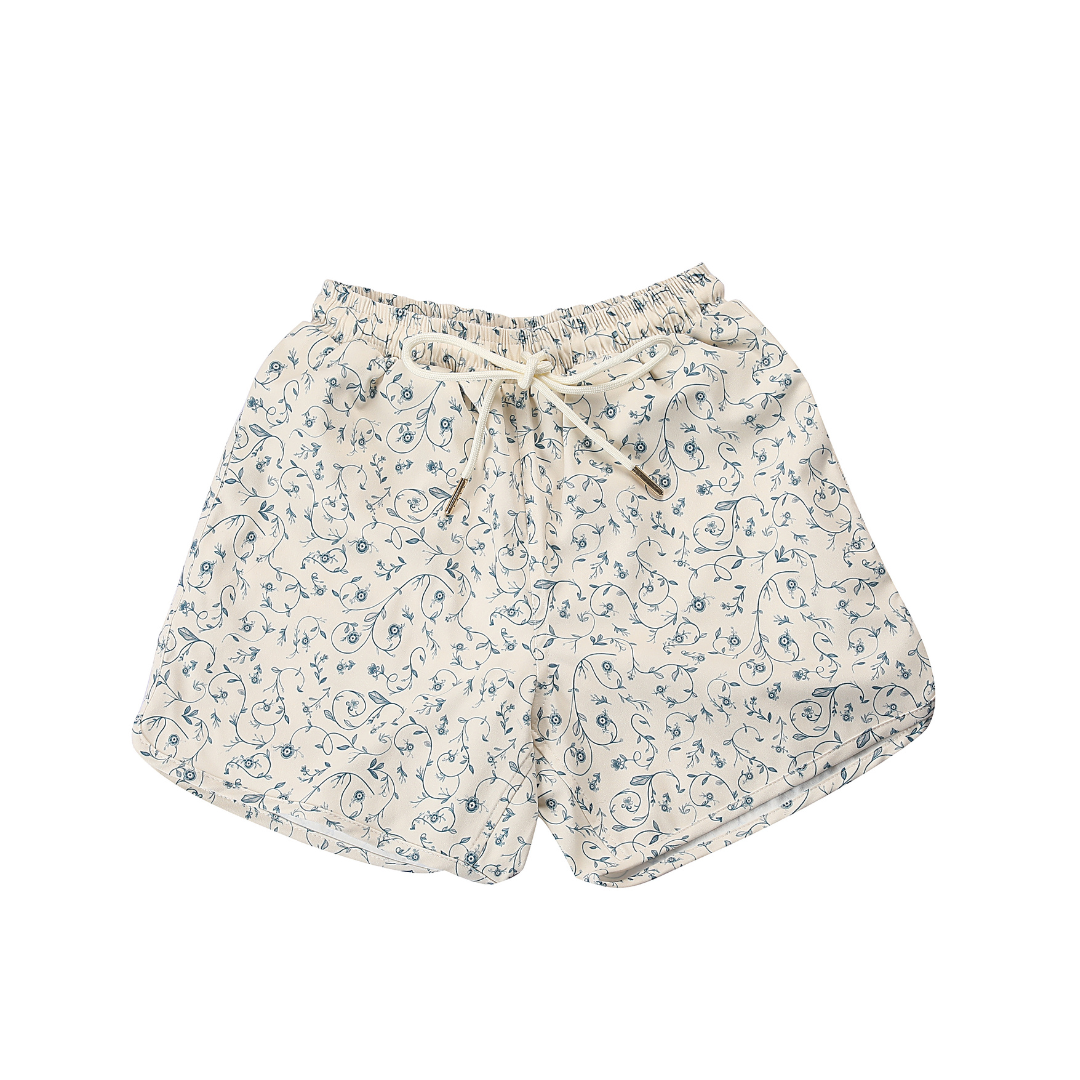 Swim Trunks | UPF + Recycled - Scandi Floral - The7Letter
