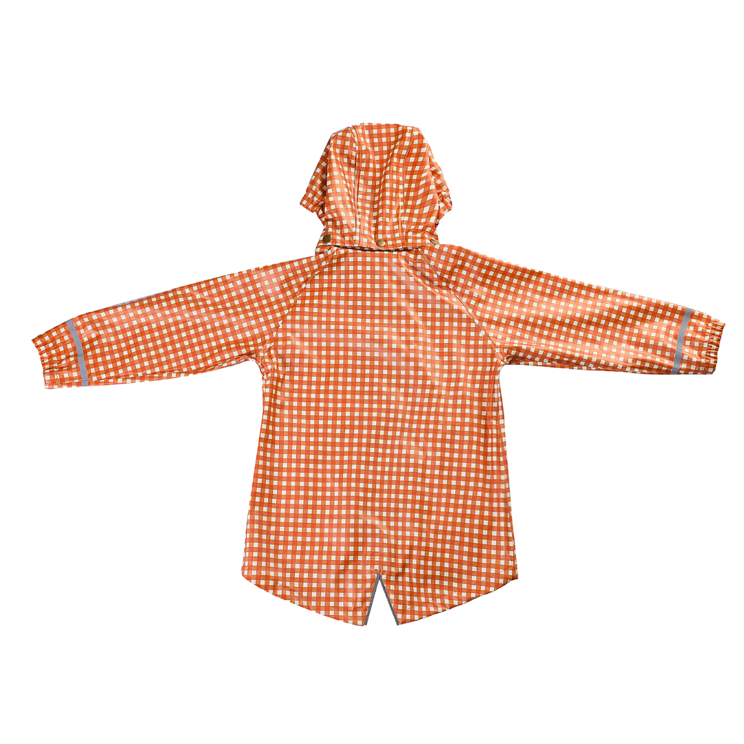 Fishtail Rain Jacket | Sienna Gingham - The7Letter