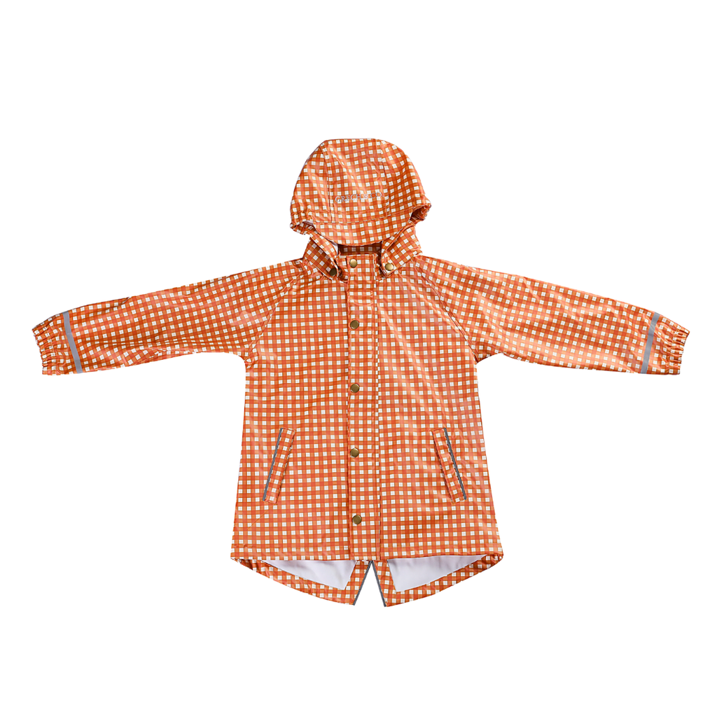 Fishtail Rain Jacket | Sienna Gingham - The7Letter