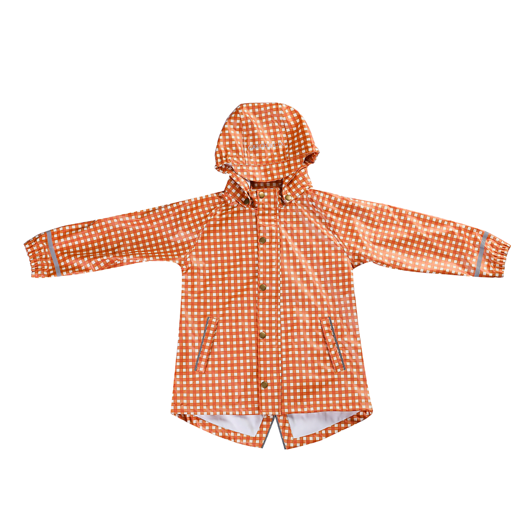 Fishtail Rain Jacket | Sienna Gingham - The7Letter