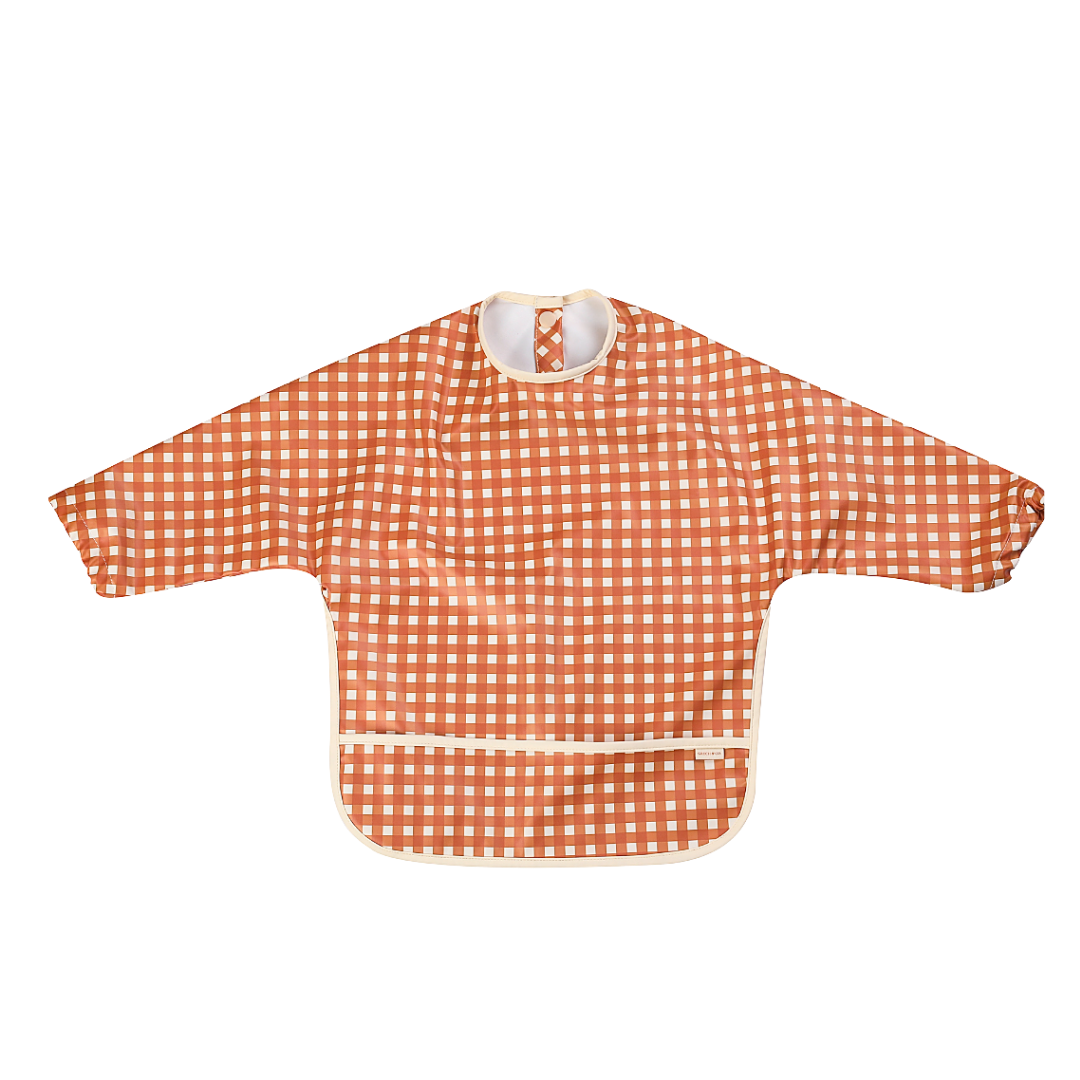 Smock Bib | Sienna Gingham - The7Letter