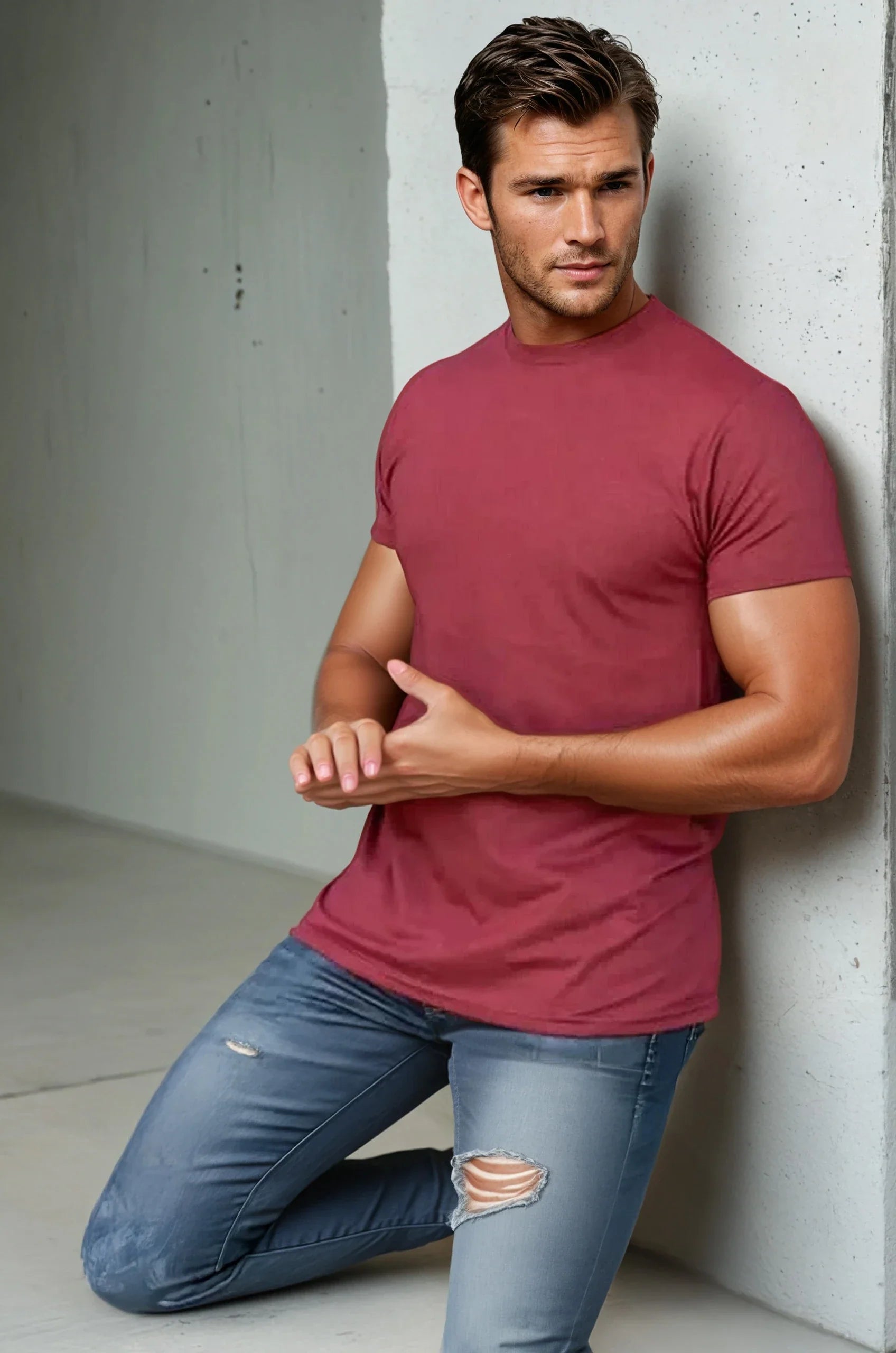 Bi-Blend Crew 3050 - Dark Colors - The7Letter