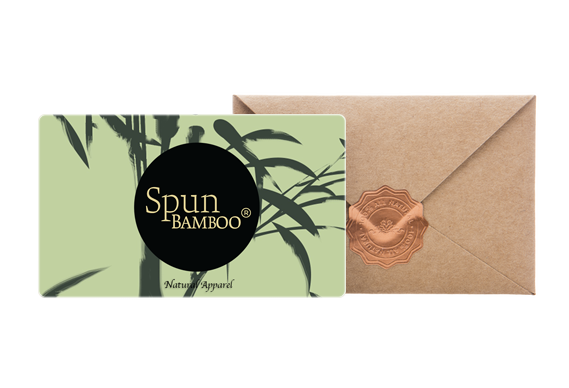 Spun Bamboo Gift Card - The7Letter