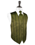Gilet de smoking en satin rayé 3