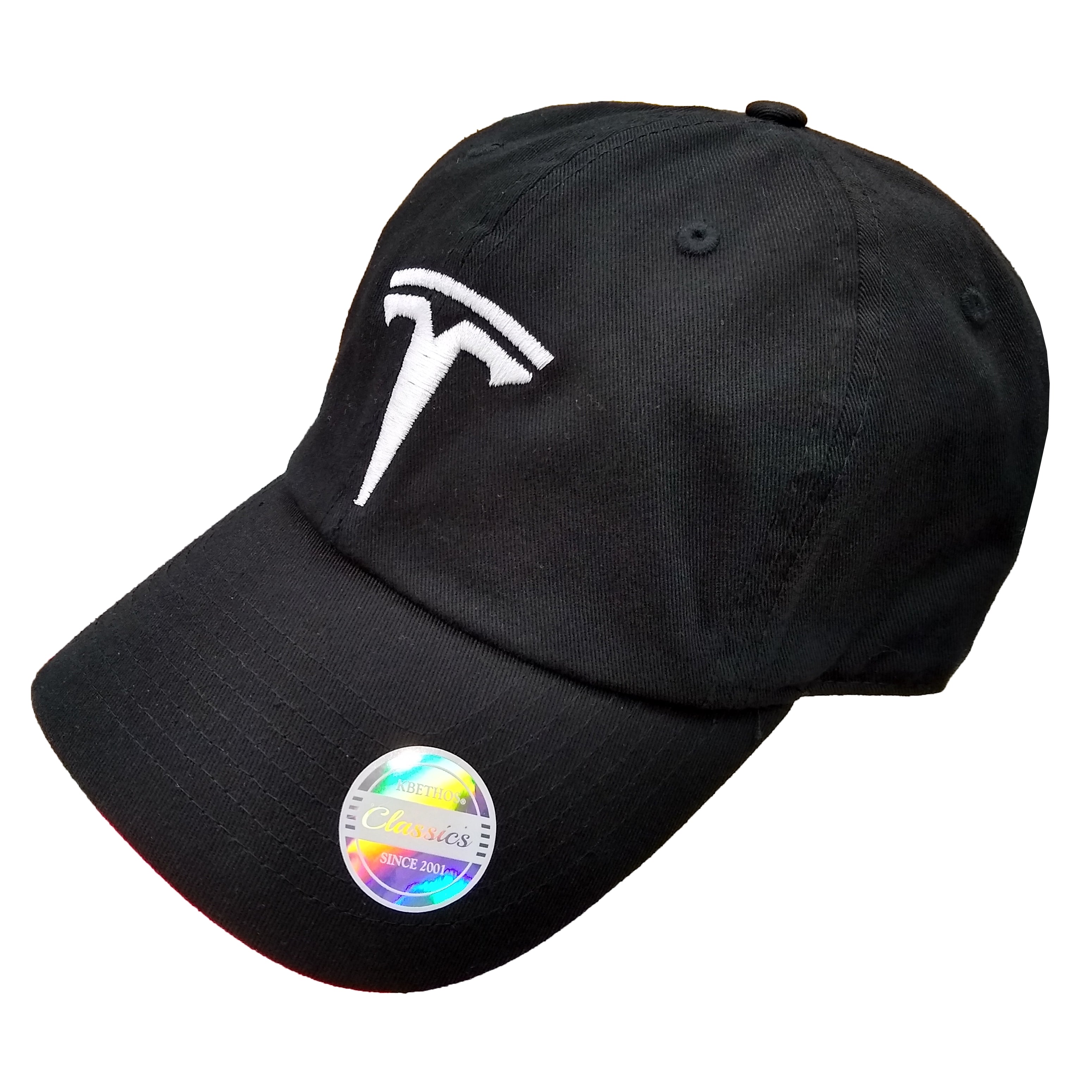 Casquette brodée Tesla – Casquette ajustable en coton de qualité supérieure