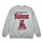 Le pull col rond Old English – Université d'Alabama (100 % coton, épais)