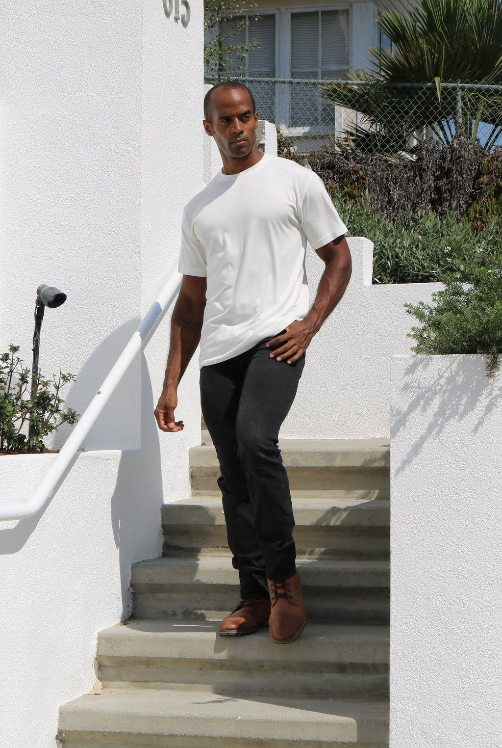 The Original Men's Bamboo Viscose/Organic Cotton Short Sleeve T-Shirt - Classic Cut - The7Letter