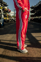 Red Letters x Cam Newton Rhinestone Hoodie - Rouge