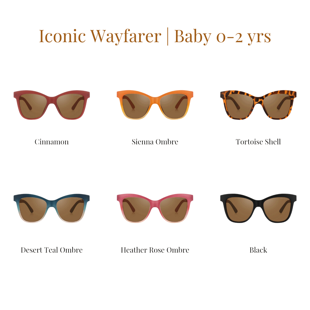 Iconic Wayfarer Ombre | Polarized Sunglasses | Baby | 0-2 Y - The7Letter