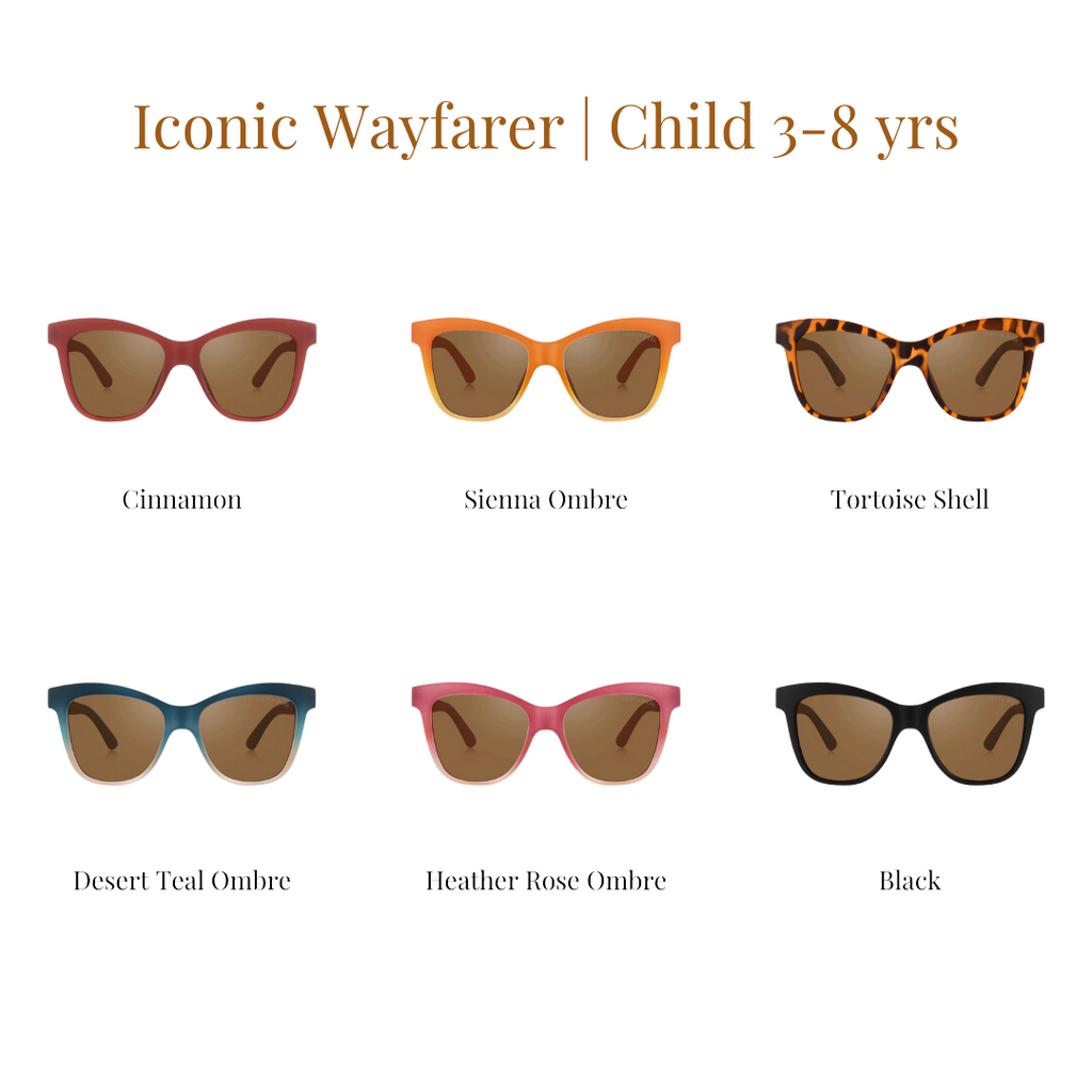 Iconic Wayfarer Ombre | Polarized Sunglasses | Child | 3-8 Y - The7Letter