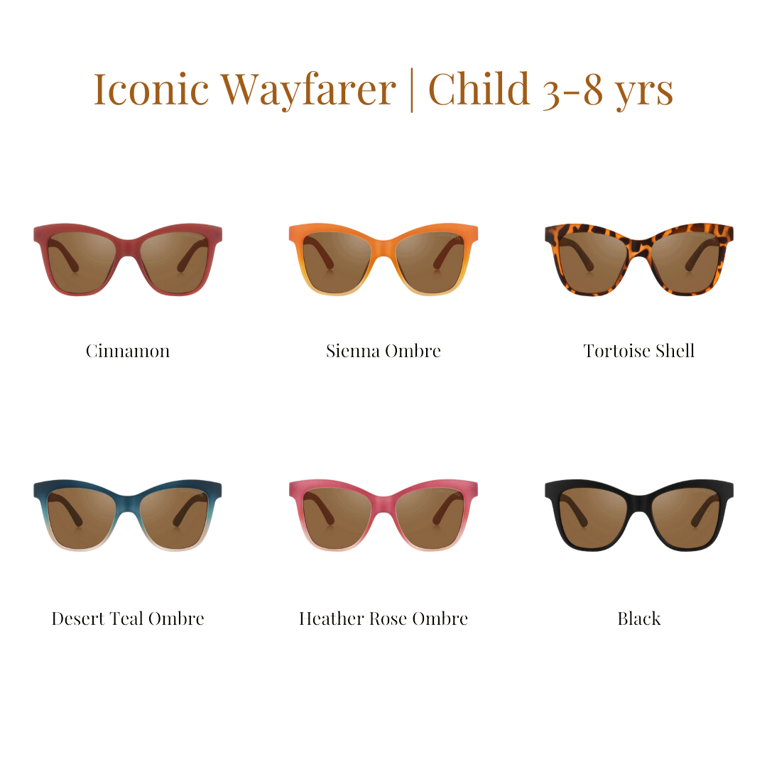 Iconic Wayfarer Ombre | Polarized Sunglasses | Child | 3-8 Y - The7Letter