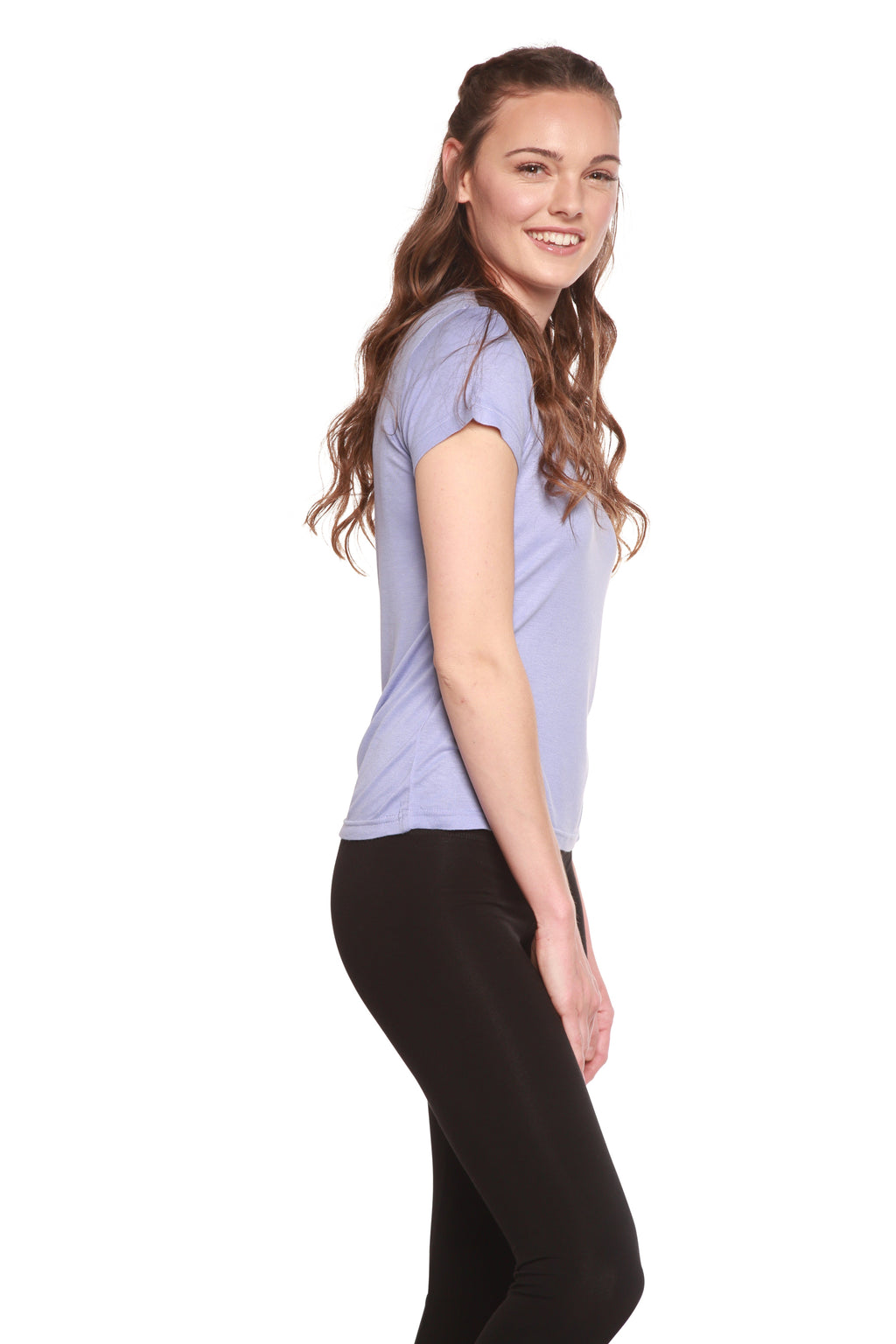 Women's 100% Bamboo Viscose Scoop Neck Short Sleeve T-Shirt - The7Letter