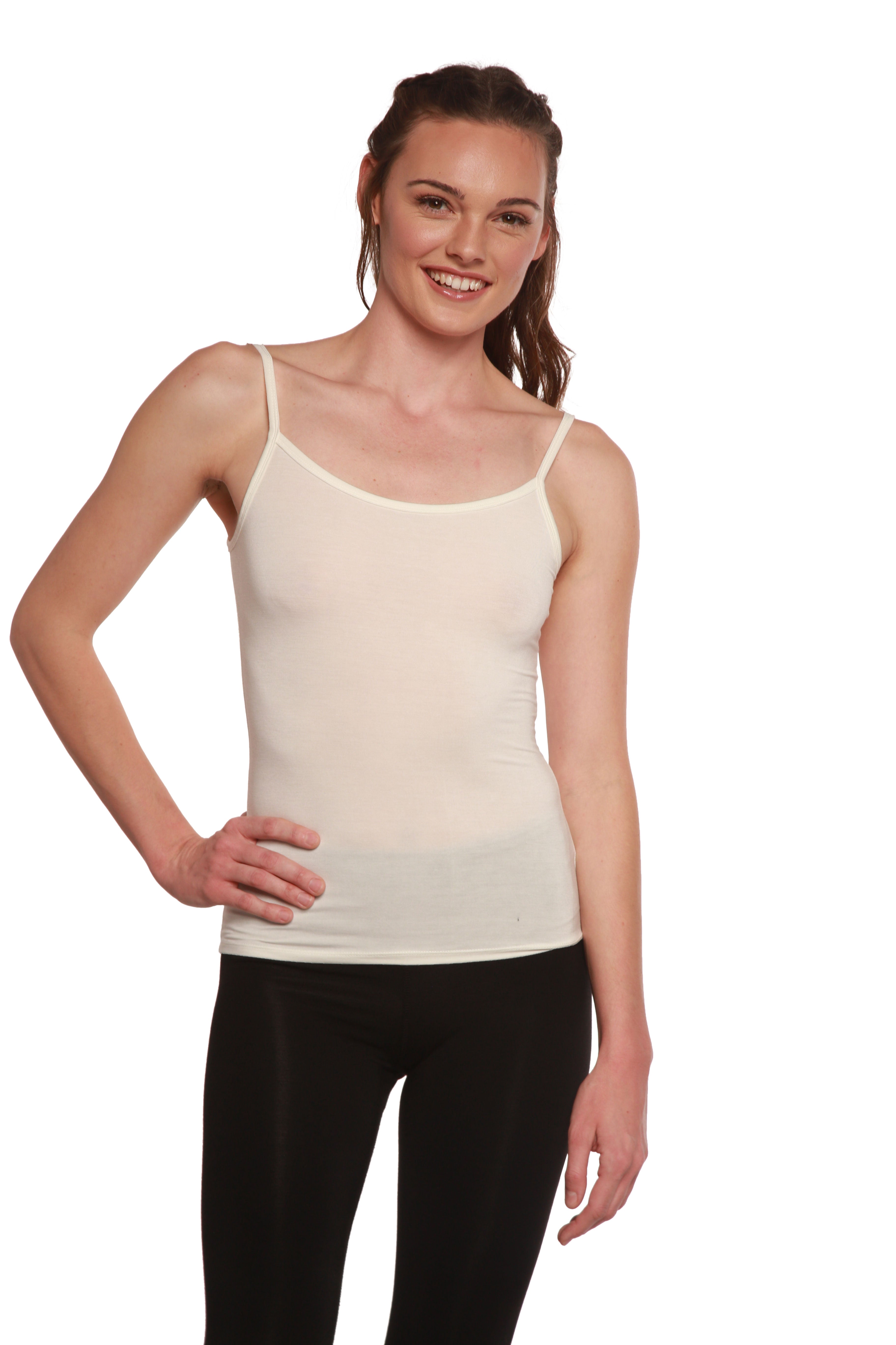Clearance Women's Bamboo Viscose Spaghetti Strap Camisole - The7Letter