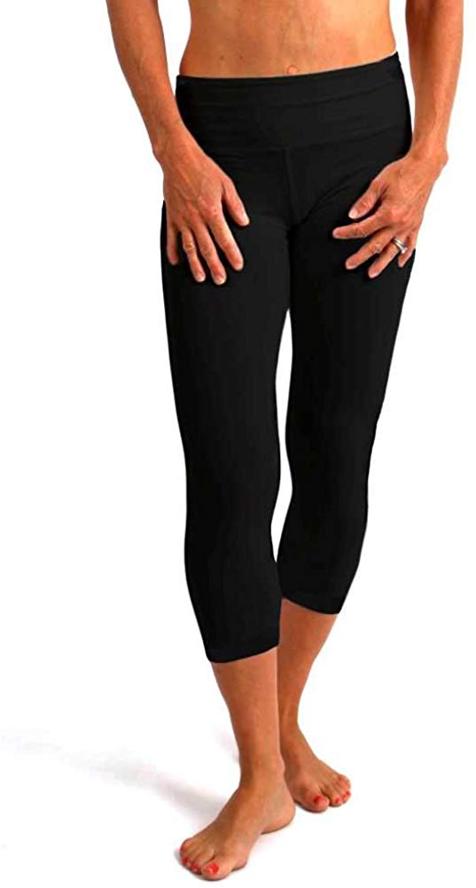 Women's Bamboo Viscose/Cotton Capri Style Leggings - The7Letter