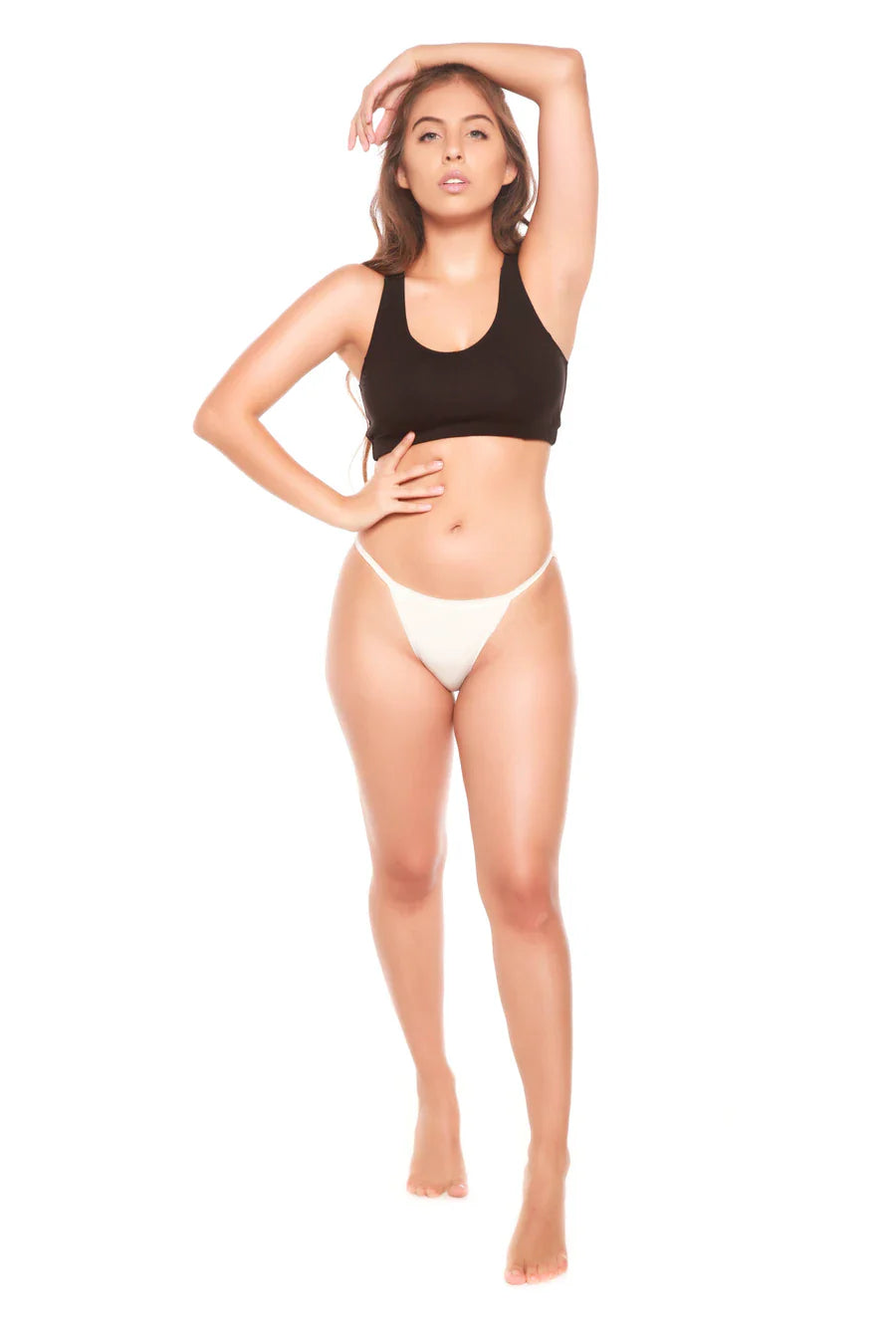 Women's Bamboo/Cotton Bikini Style Underwear Natural Color - 3-pack - The7Letter