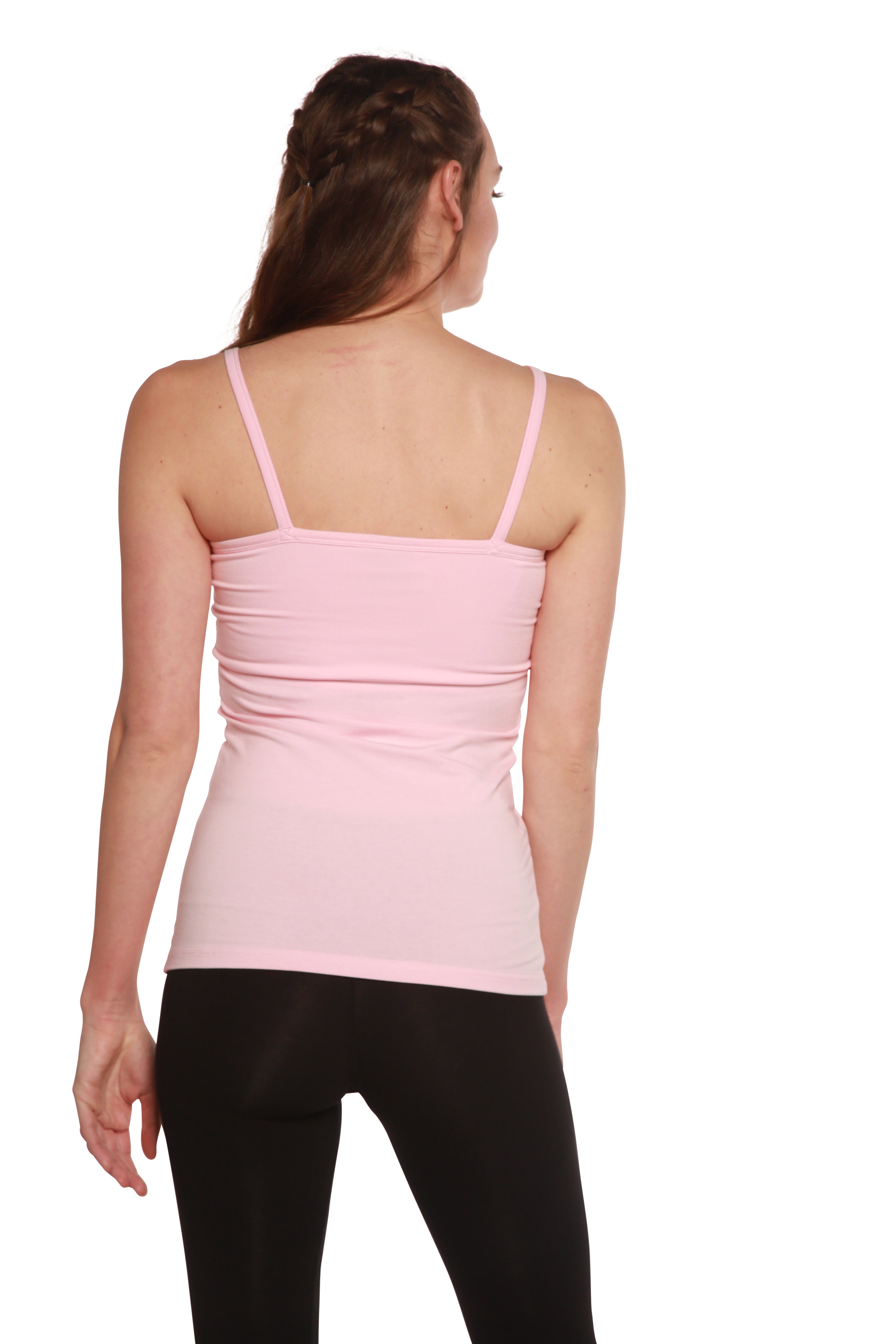 Clearance Women's Bamboo/Cotton Camisole with Shelf Bra - The7Letter