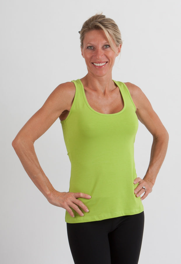 Clearance Women's Bamboo/Cotton Racer Back Tank Top - The7Letter