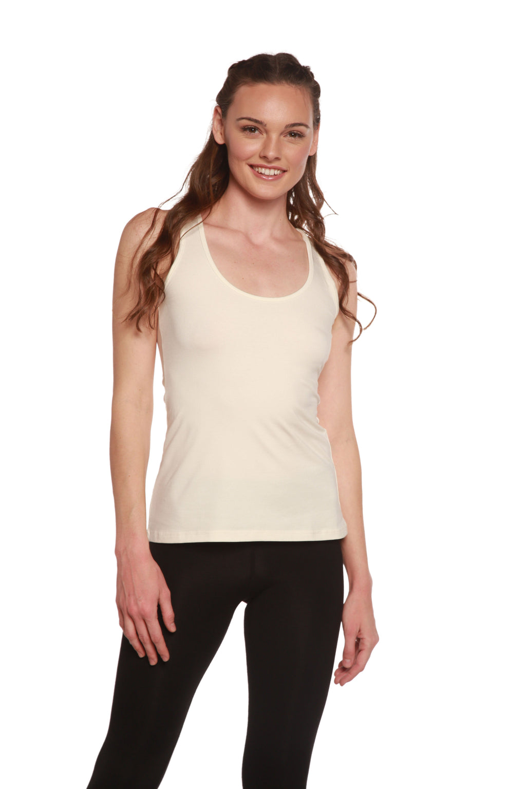 Clearance Women's Bamboo/Cotton Racer Back Tank Top - The7Letter