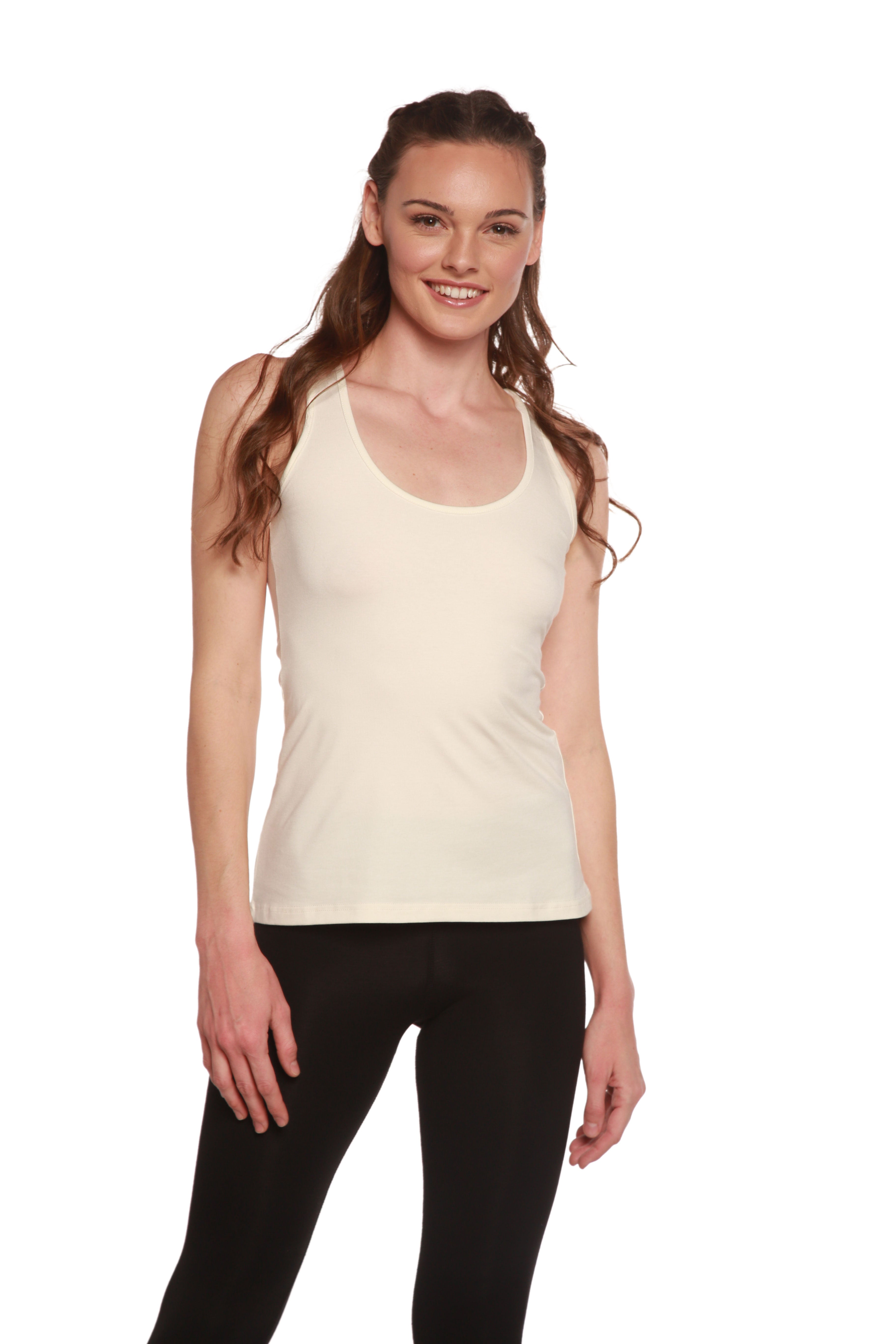 Clearance Women's Bamboo/Cotton Racer Back Tank Top - The7Letter
