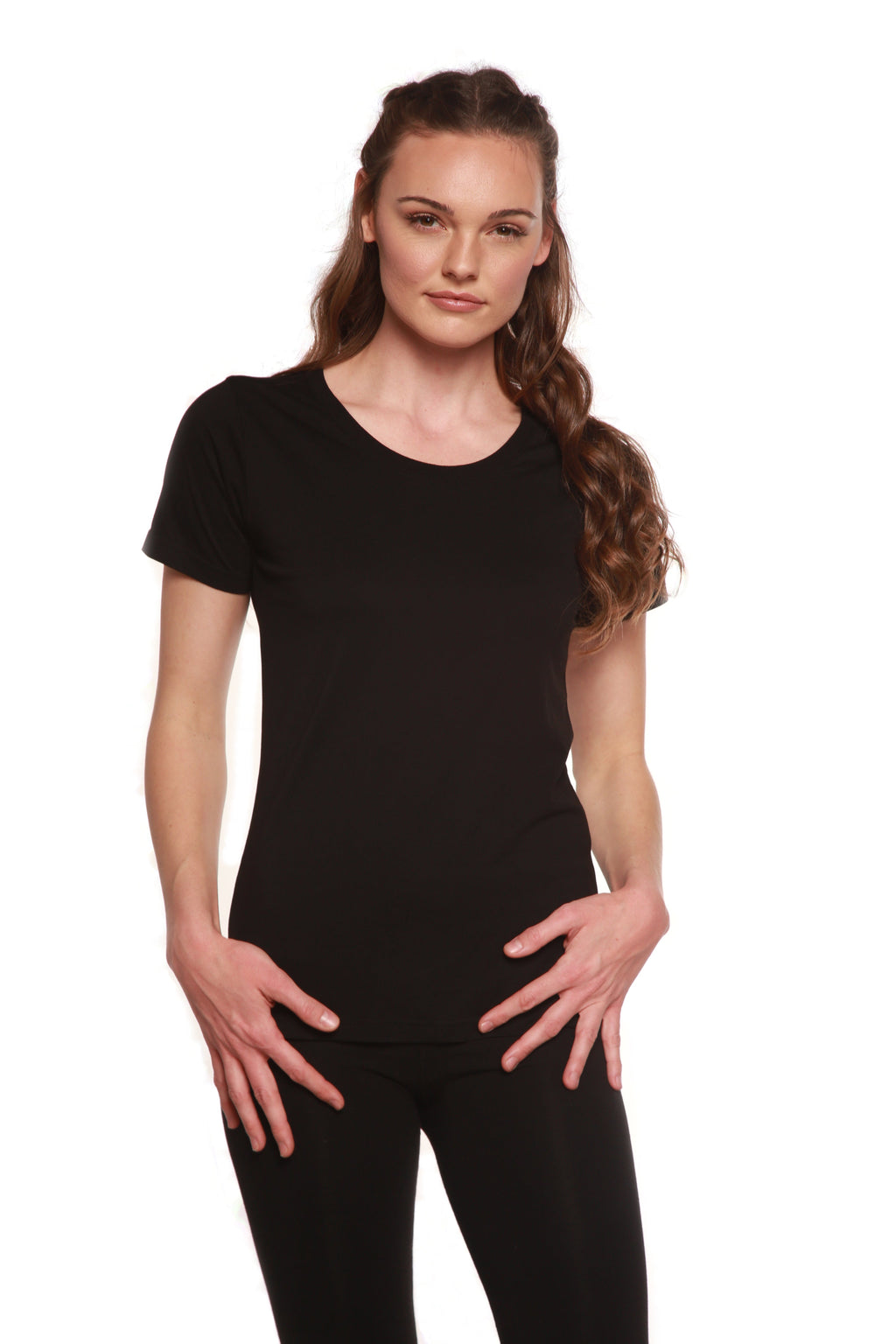 Women's Bamboo/Cotton Short Sleeve Scoop Neck T-Shirt - The7Letter