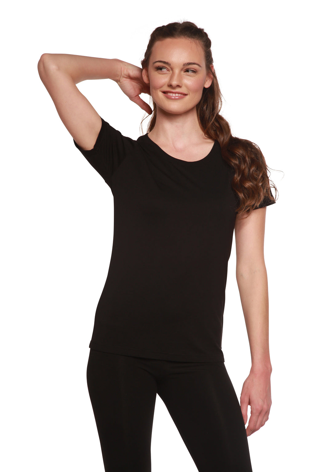 Women's Bamboo/Cotton Short Sleeve Scoop Neck T-Shirt - The7Letter
