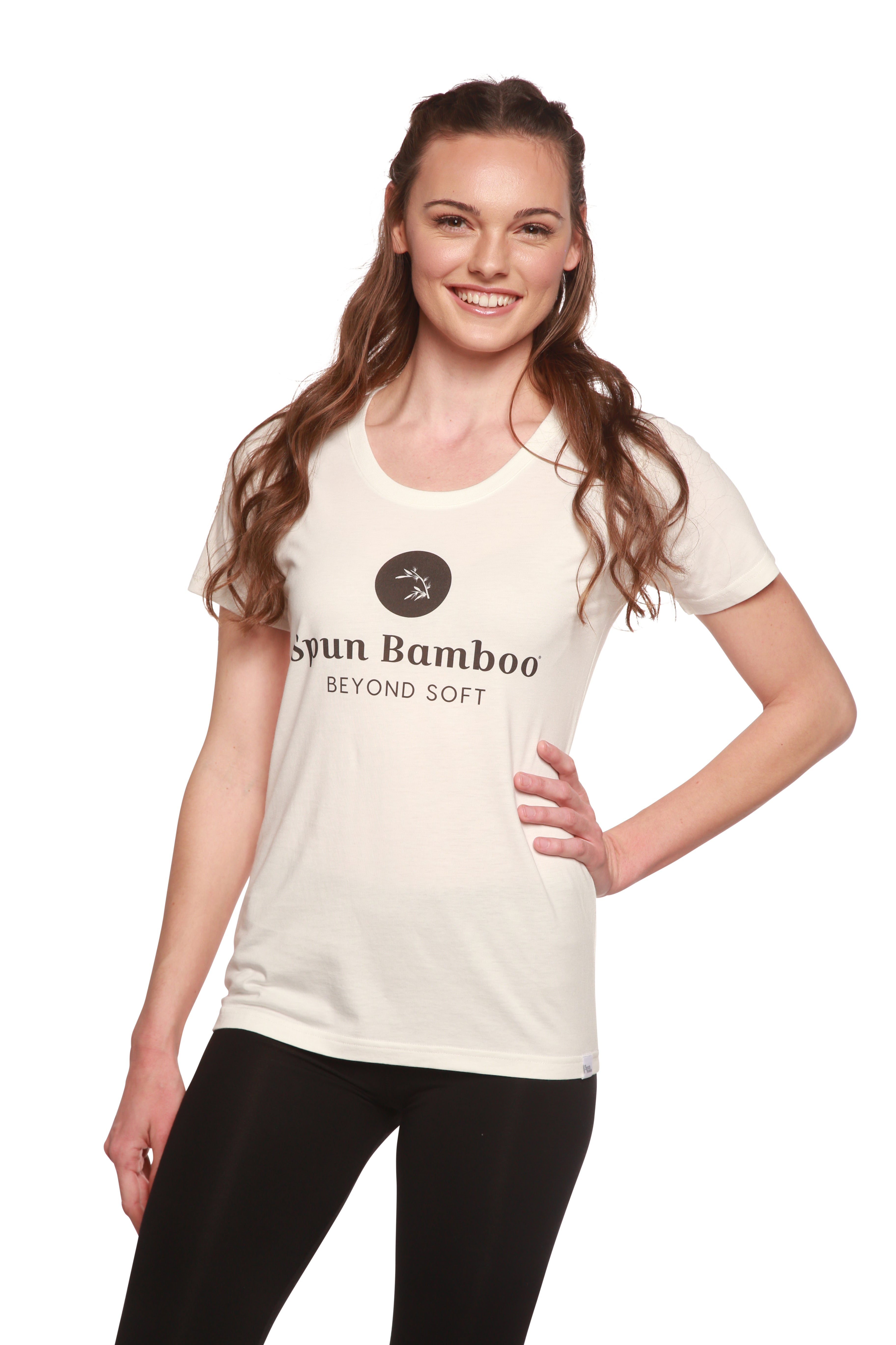 Women's Spun Bamboo Logo Bamboo Viscose/Organic Cotton T-Shirt - The7Letter