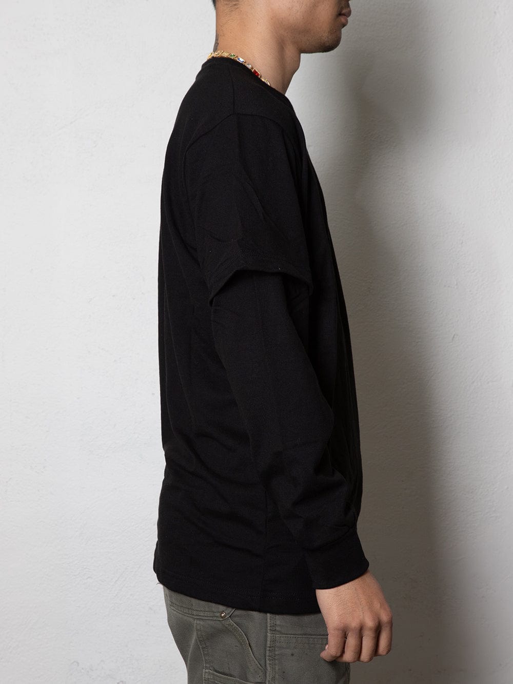 T-shirt manches longues Reckless - Noir