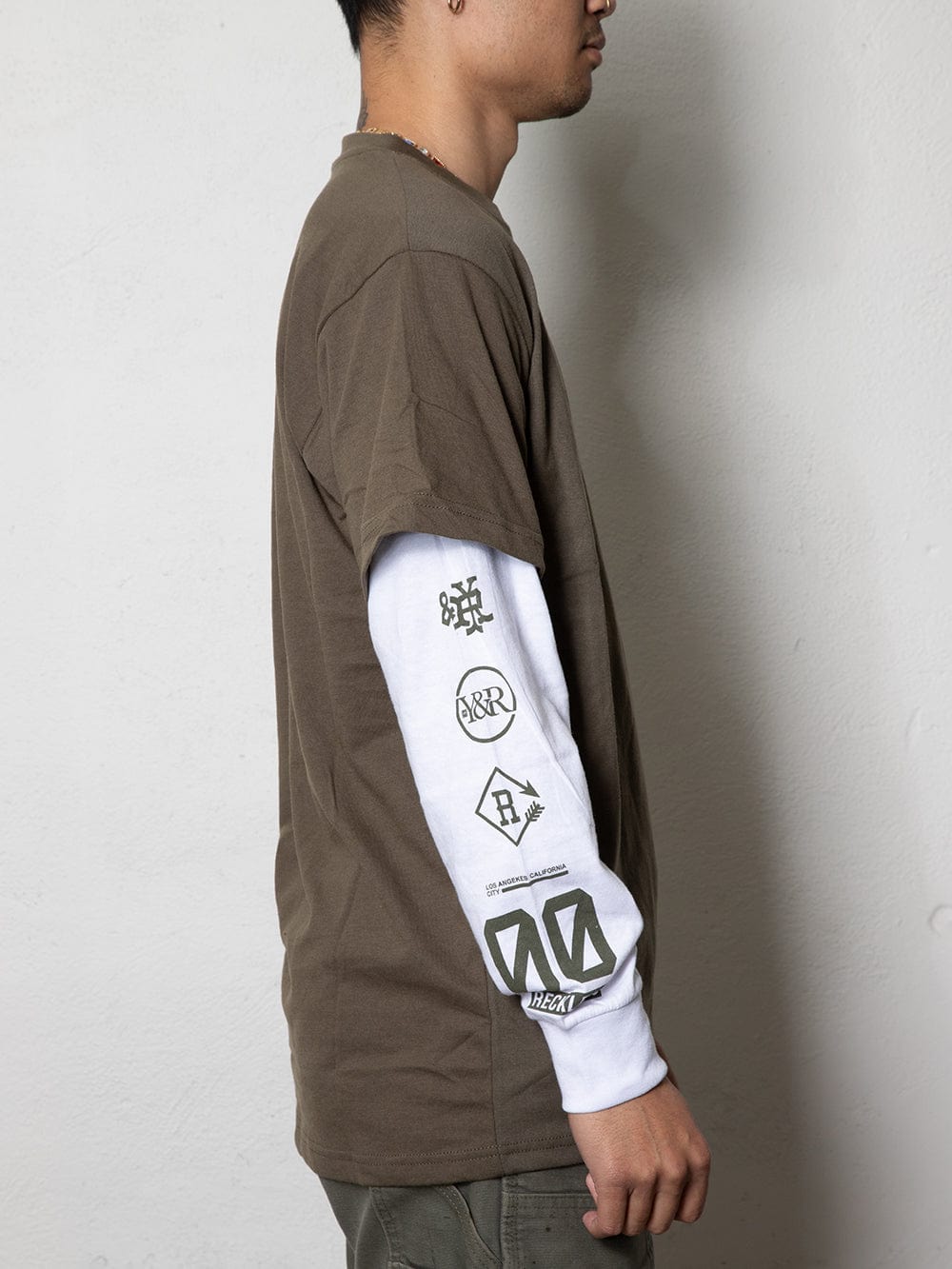 T-shirt manches longues Reckless - Olive